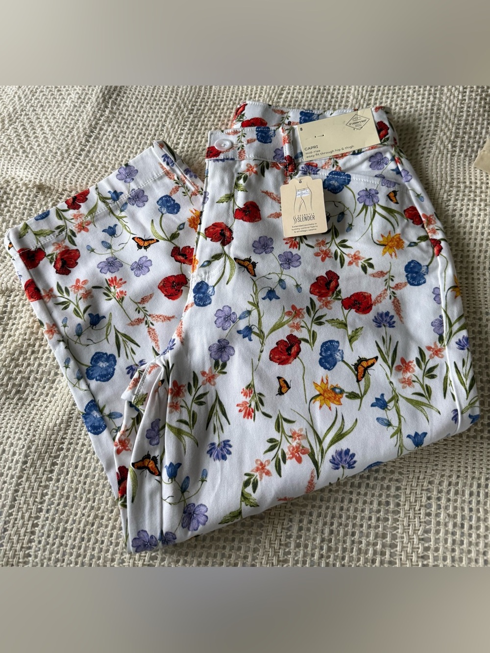 New 8 cotton capris st. John's Bay